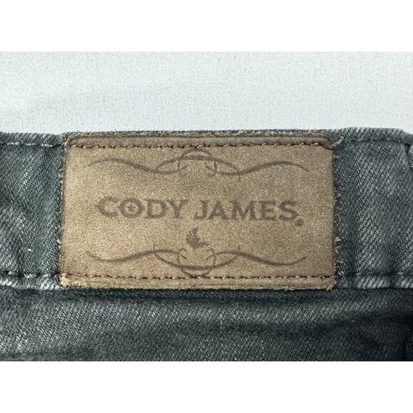Cody James Youth Boys Straight Leg Gray Denim Jeans - Size 18 (28x29) - Picture 3 of 6